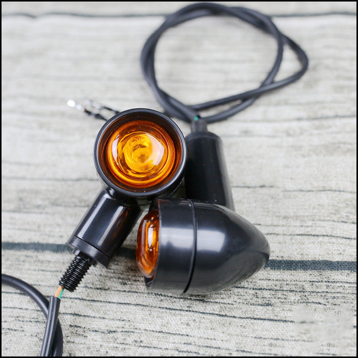 Retro moto modifié LED Mini turn signal lumière tour