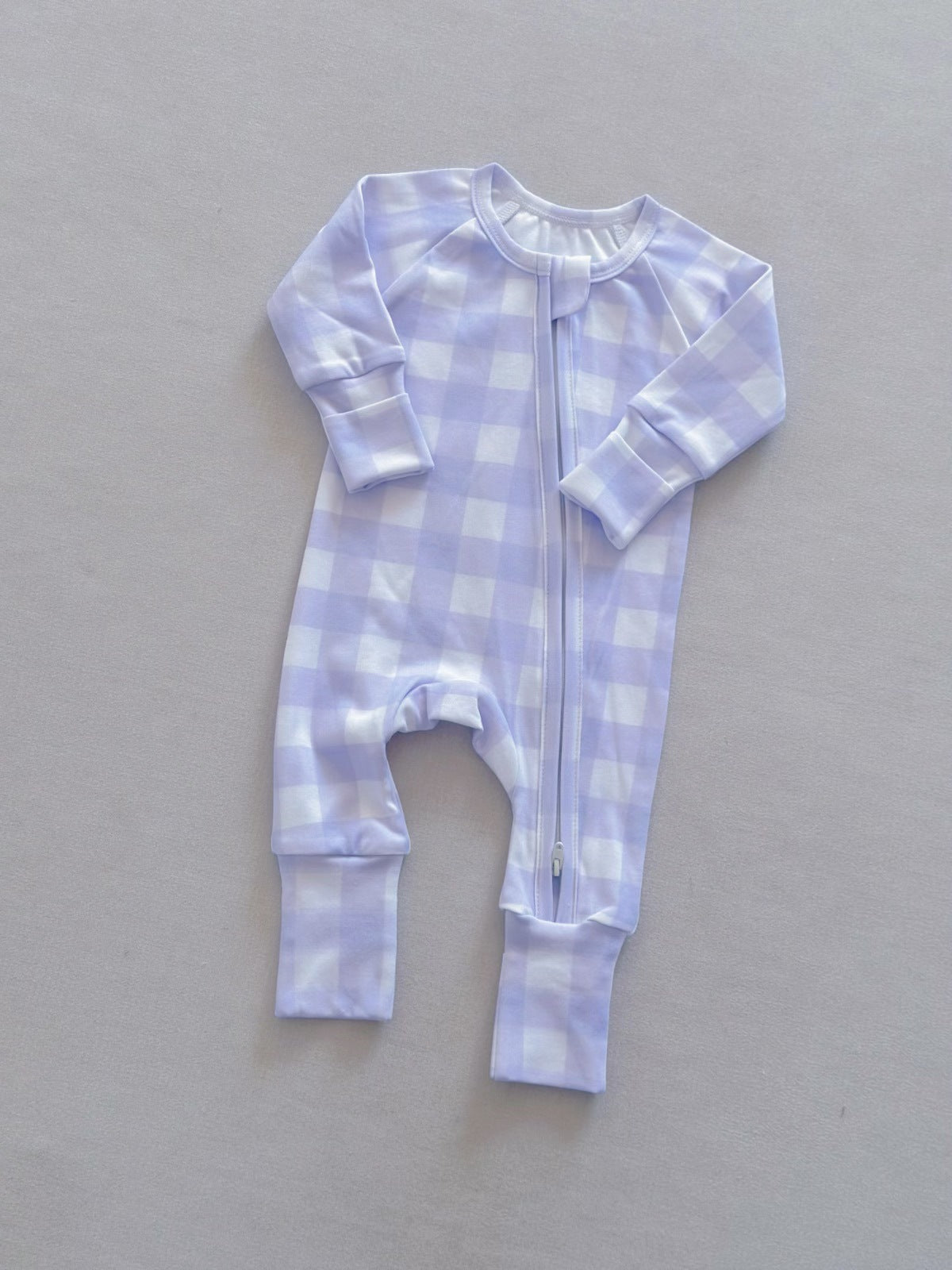 Nouveau style Baby Plaid Onesie Romper
