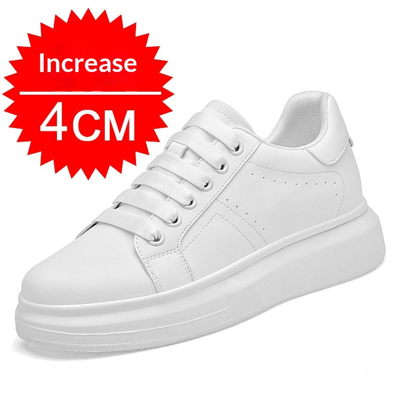 Sneakers en couleur unie et épaisse Hommes Chaussures Casual