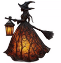 Lampe pour sorcières Lampe de table de décoration Halloween