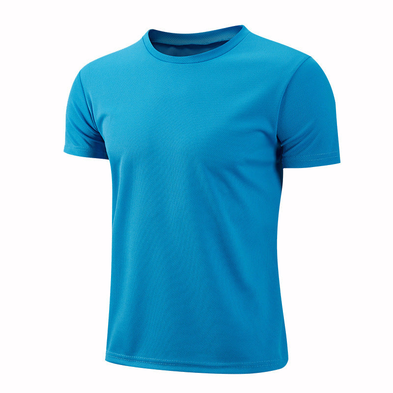 Hommes Col d'équipage Quick Dry manches courtes T Shirts Populaire Européen American Sports Plus Taille T