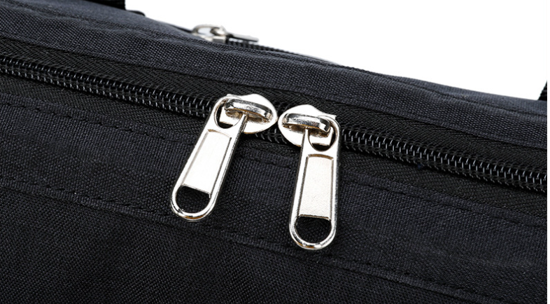 Sac à lunch Bento thermique Zipper Oxford Cloth Grande capacité