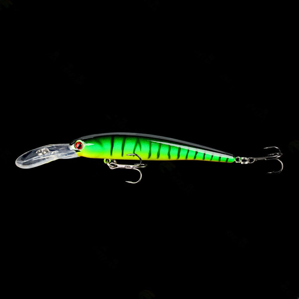 Slow Sinking Mino 12.5cm 11g Biomimetic Long Range Minnow Lure Bait