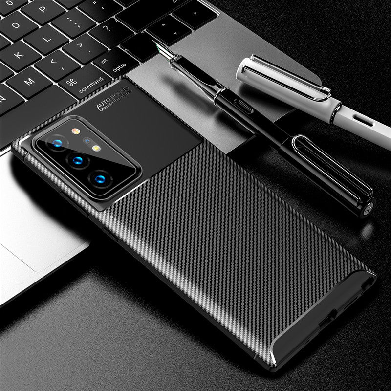 Fibre de carbone d'affaires anti-chute coque souple