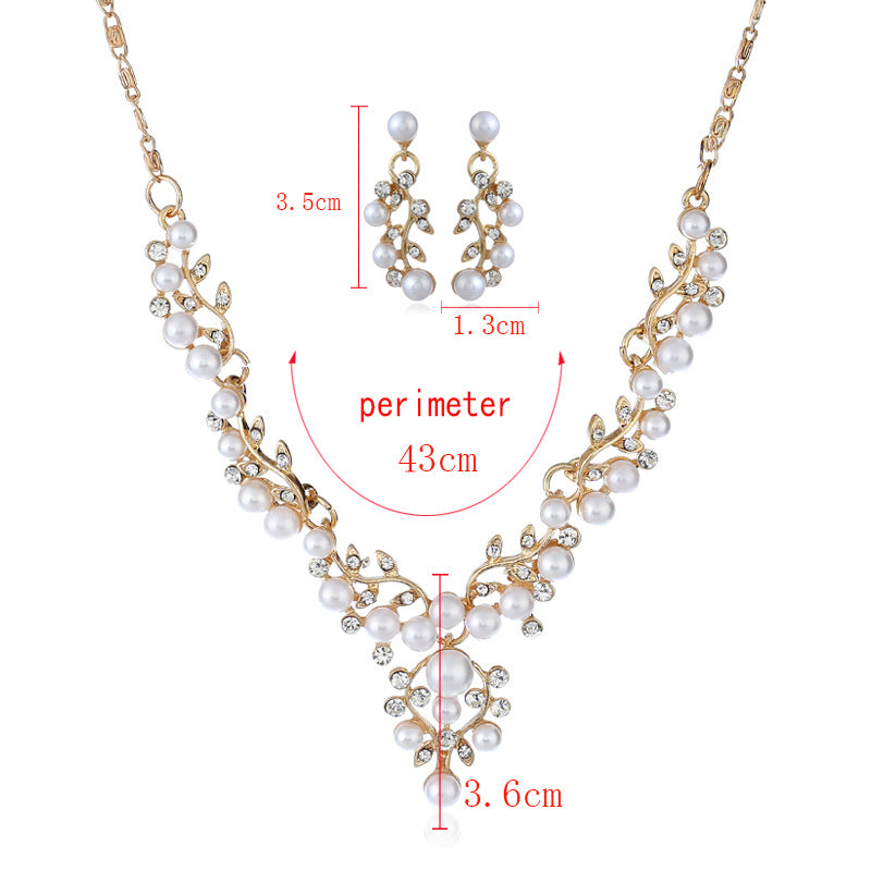 Aliexpress explosion de chaîne de mode européenne et américaine set doux tempérament all-matc