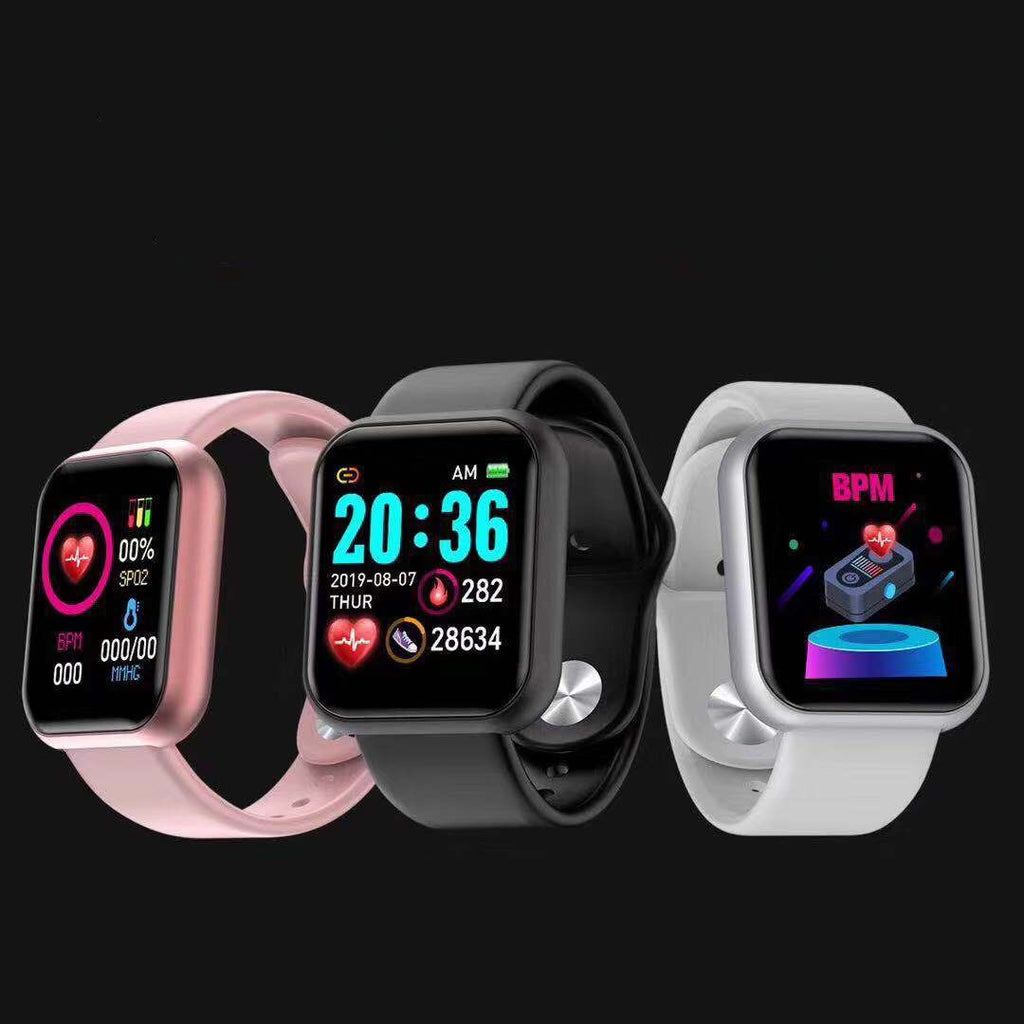 Y68 Smart Bracelet Étudiant Homme et Femmes Sport Montre Bluetooth