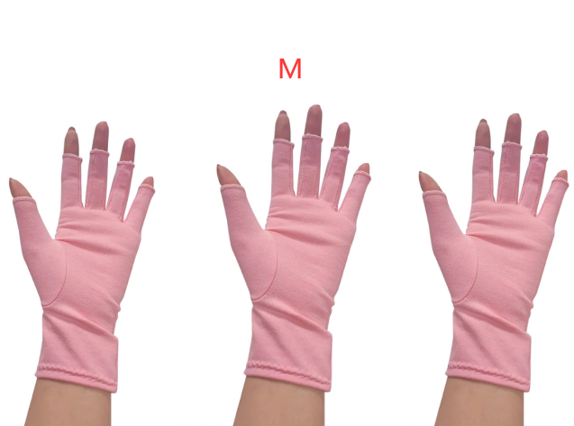 Soins de santé respirants Gants à moitié doigts