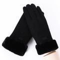 Gants thermiques compatibles écran tactile pour femmes cyclistes