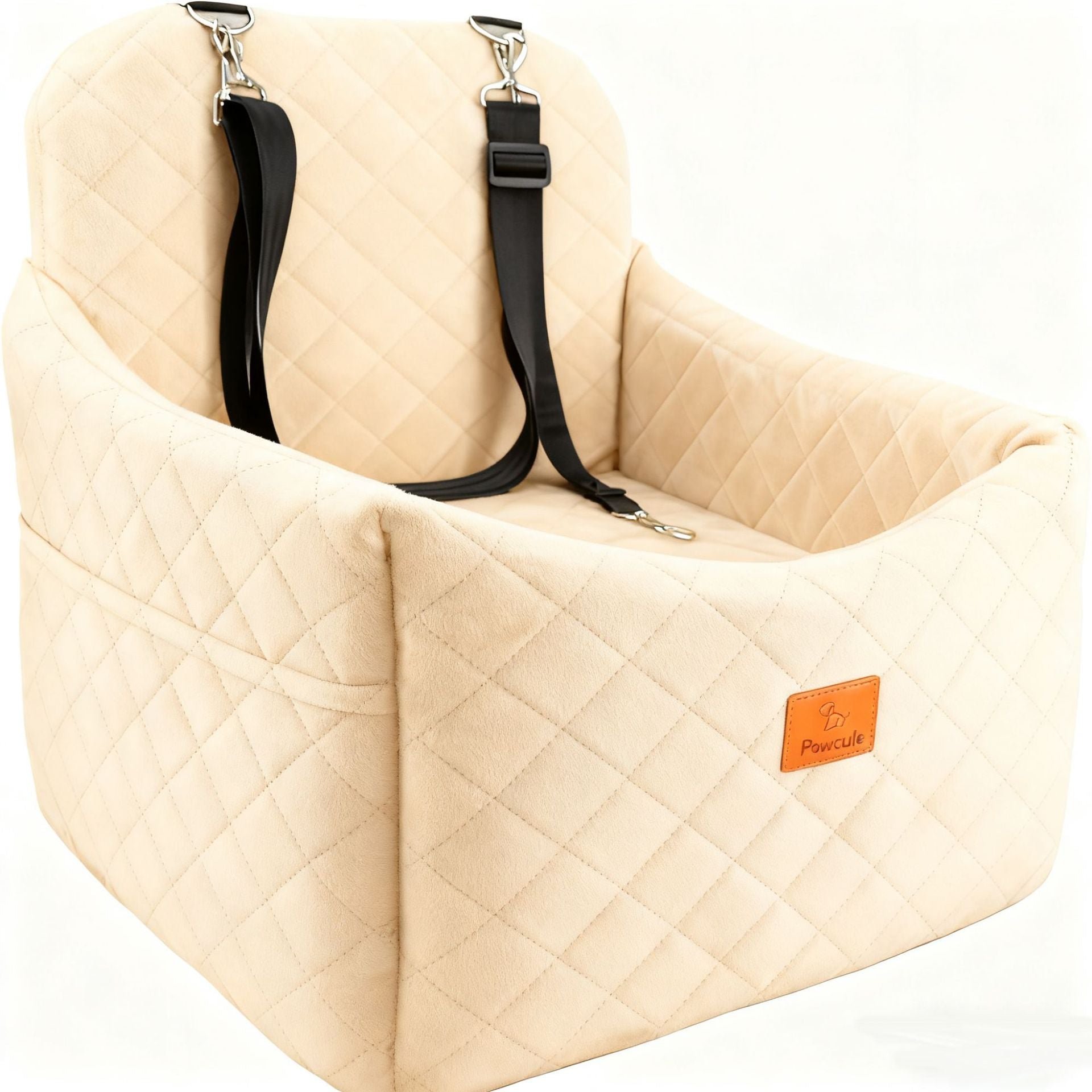 Lit de voiture pour animaux de compagnie pour petits et moyens chiens Coussin doux pour le siège arrière