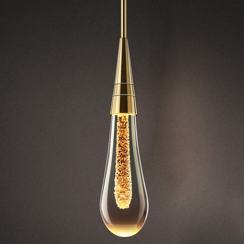 Chambre à coucher créative côté Chandelier Restaurantbar Droplet Pendentif lumière