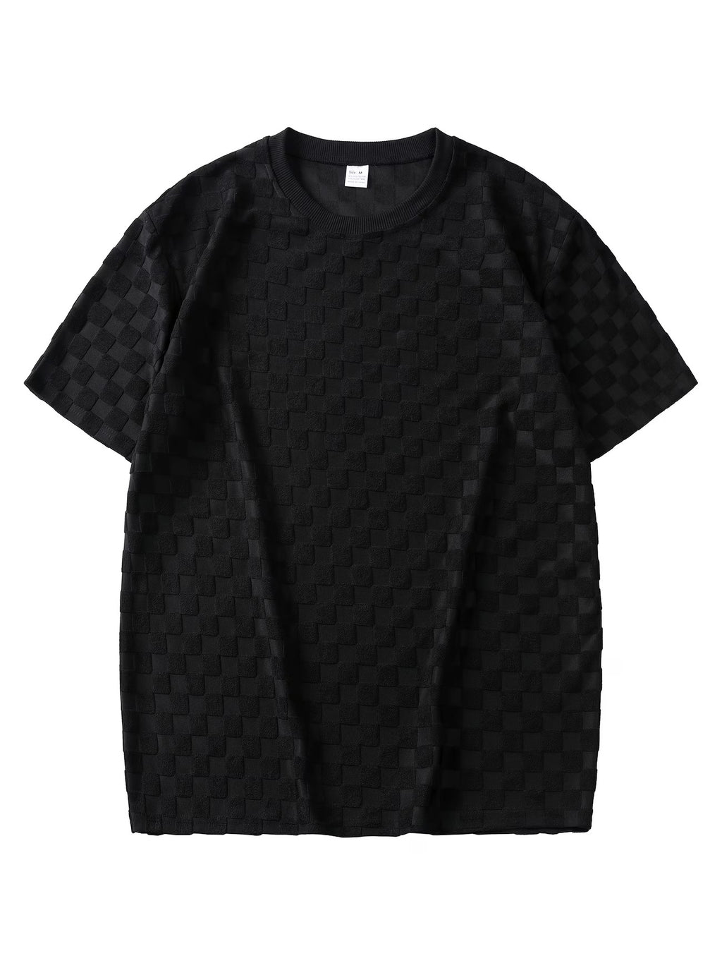 Chemise à manches courtes Jacquard pour hommes