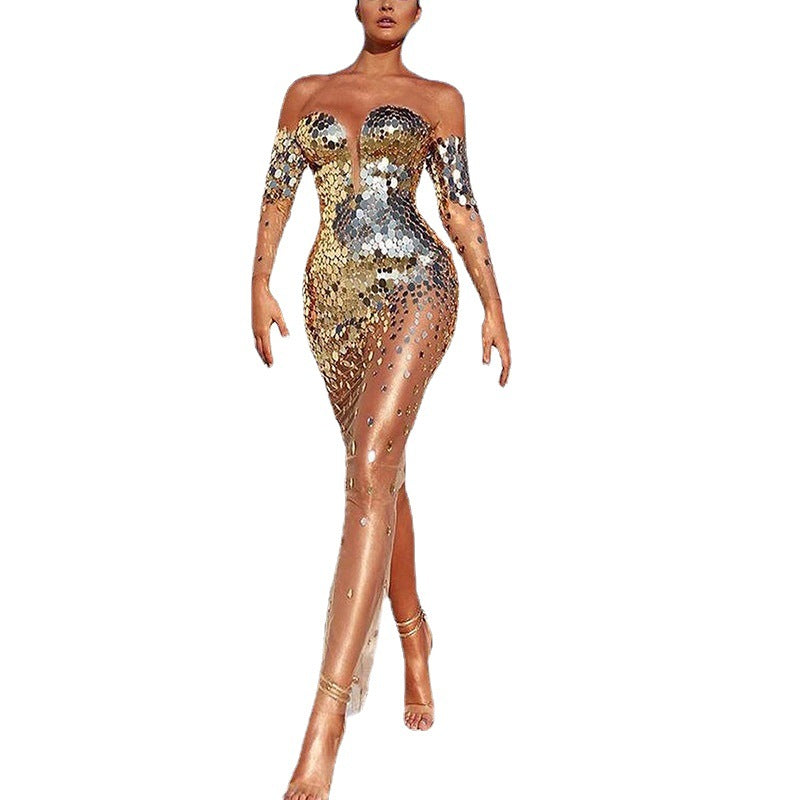 Robe élégante de banquet de fée Tempérament