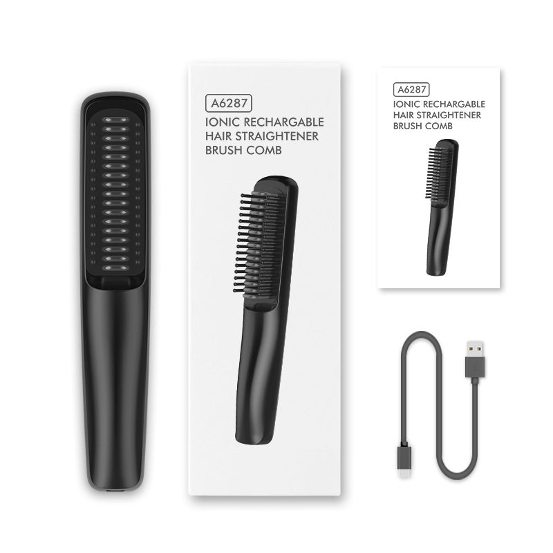 Charge sans fil Anion Comb droit Usb Charge pour le curling ou le redressage