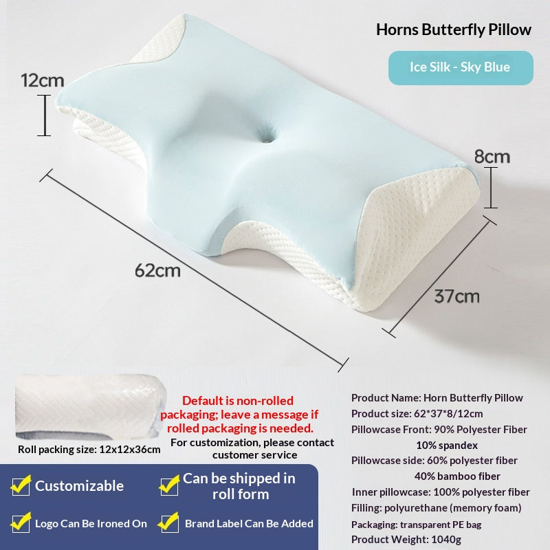 Oreiller en mousse mémoire avec récupération lente pour usage domestique