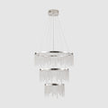 Lampe de plafond LED Lustre cristal 24 pouces