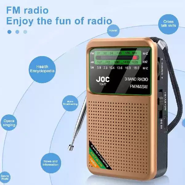 Radio multi-fonctions à balayage automatique à bande pleine