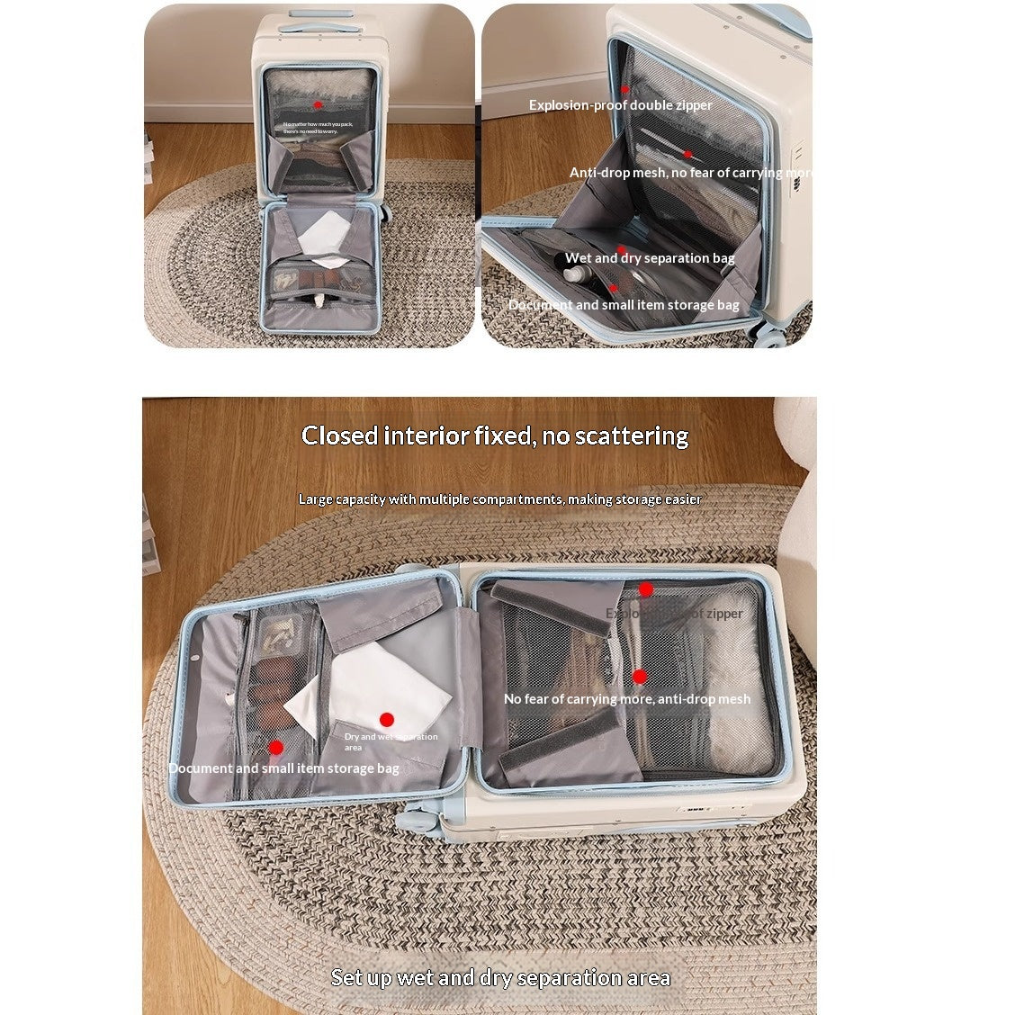 Long, thick travel case suitable for children
