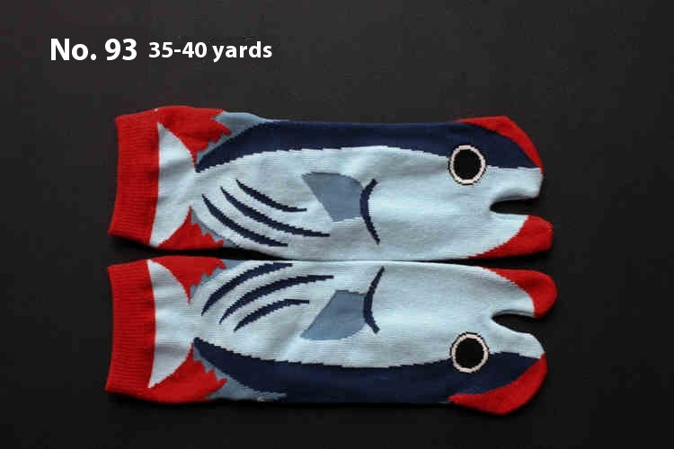 Chaussettes en coton à deux doigts pour hommes et femmes