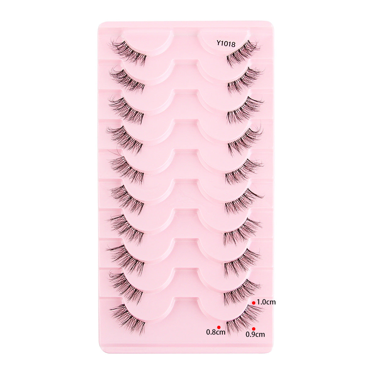 Femmes Portable Européen et style américain Sheer demi-longueur faux cils