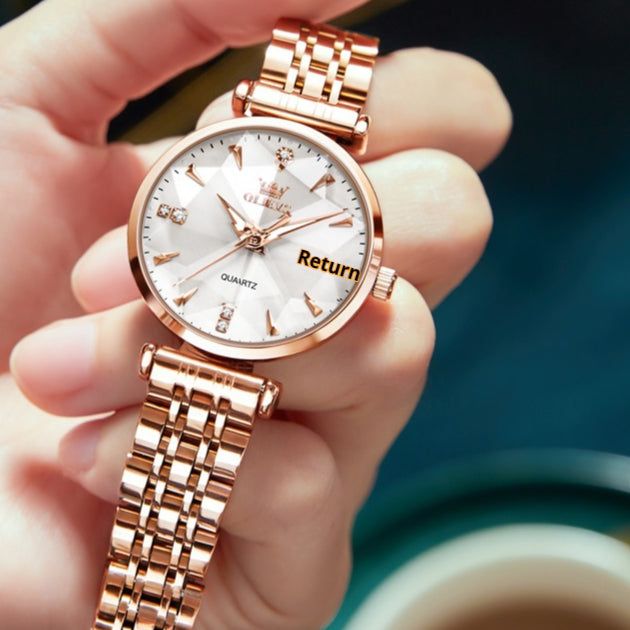 Women Fashion Rhombus Quartz Watch