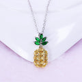 Boucles d'oreilles en ananas cristal Collier Ensemble Boucles d'oreilles en arbre de coco