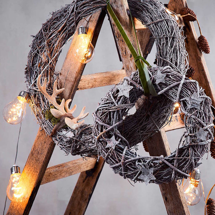 Jour de Noël lumière fil de cuivre lampe