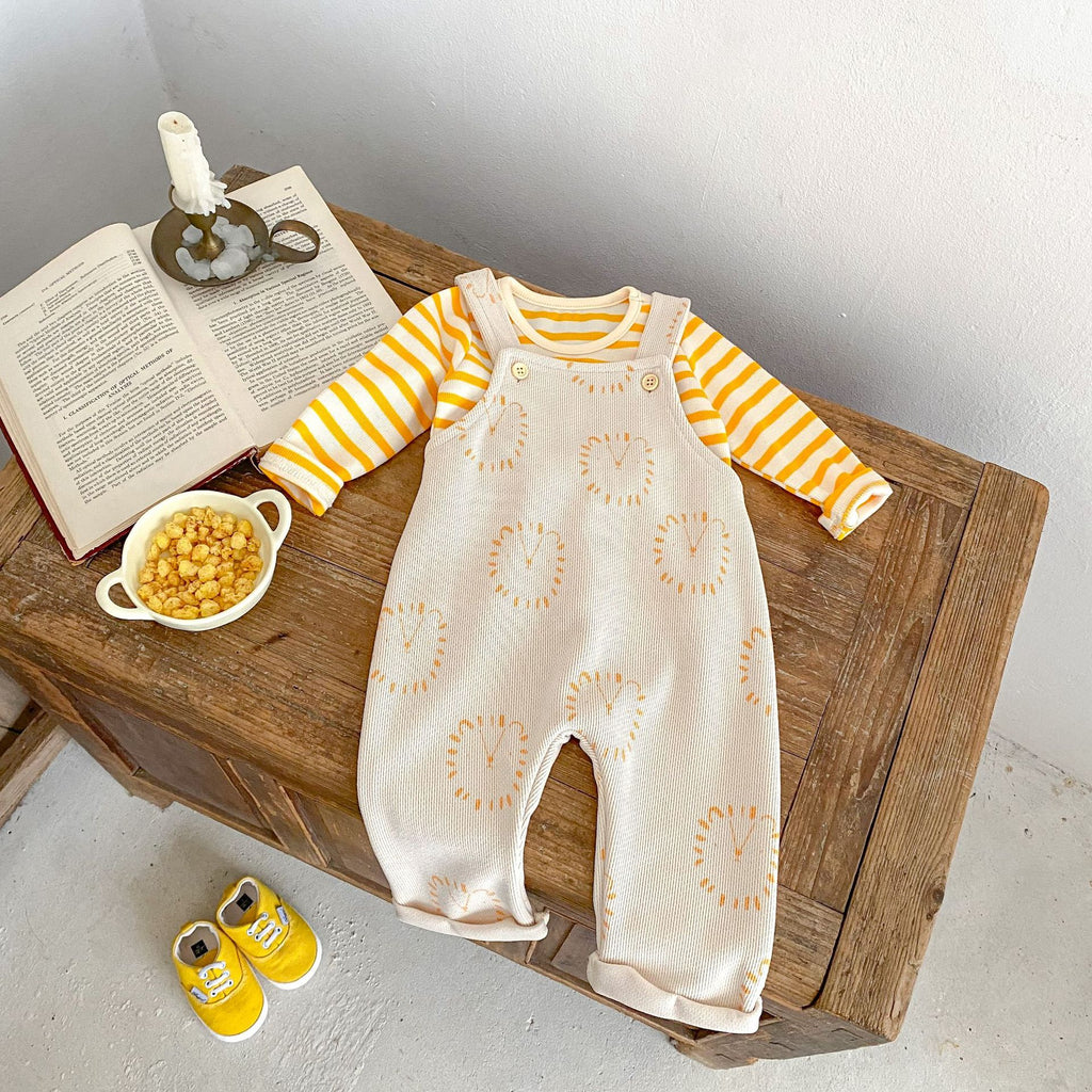 Cute Casual Baby striped Top ensemble de deux pièces