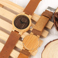 Casual mode table de café à rayures en bois