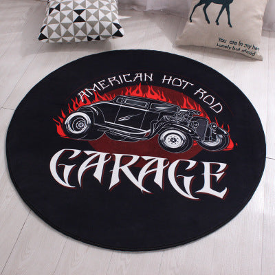 Tapis de porte rond