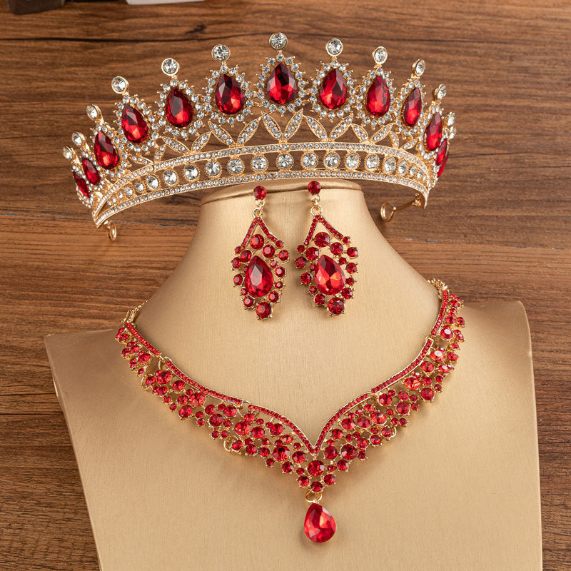 Mariée Couronne Mariage Alliage Diamant Couronne Mode Élégante