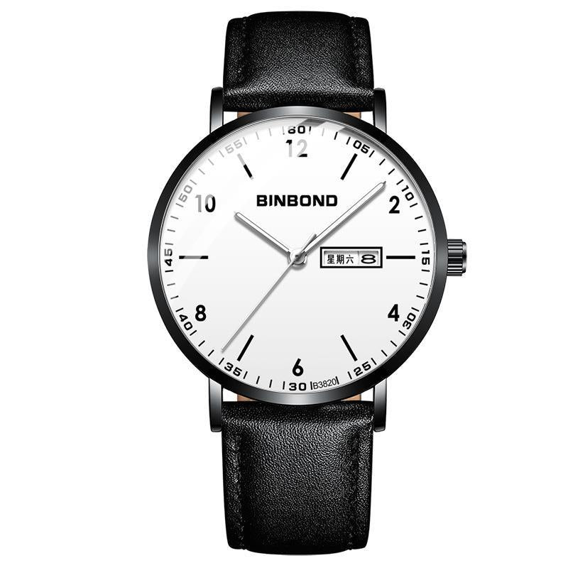 Ultra-mince Trendy Quartz Imperméable Starry Sky Montre électronique mécanique pour adolescents