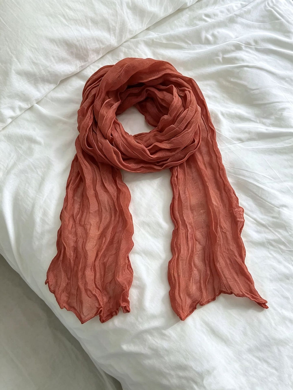 Femmes Versatile Solid-colore Cable-knit mince écharpe chaude pour le printemps et l'automne