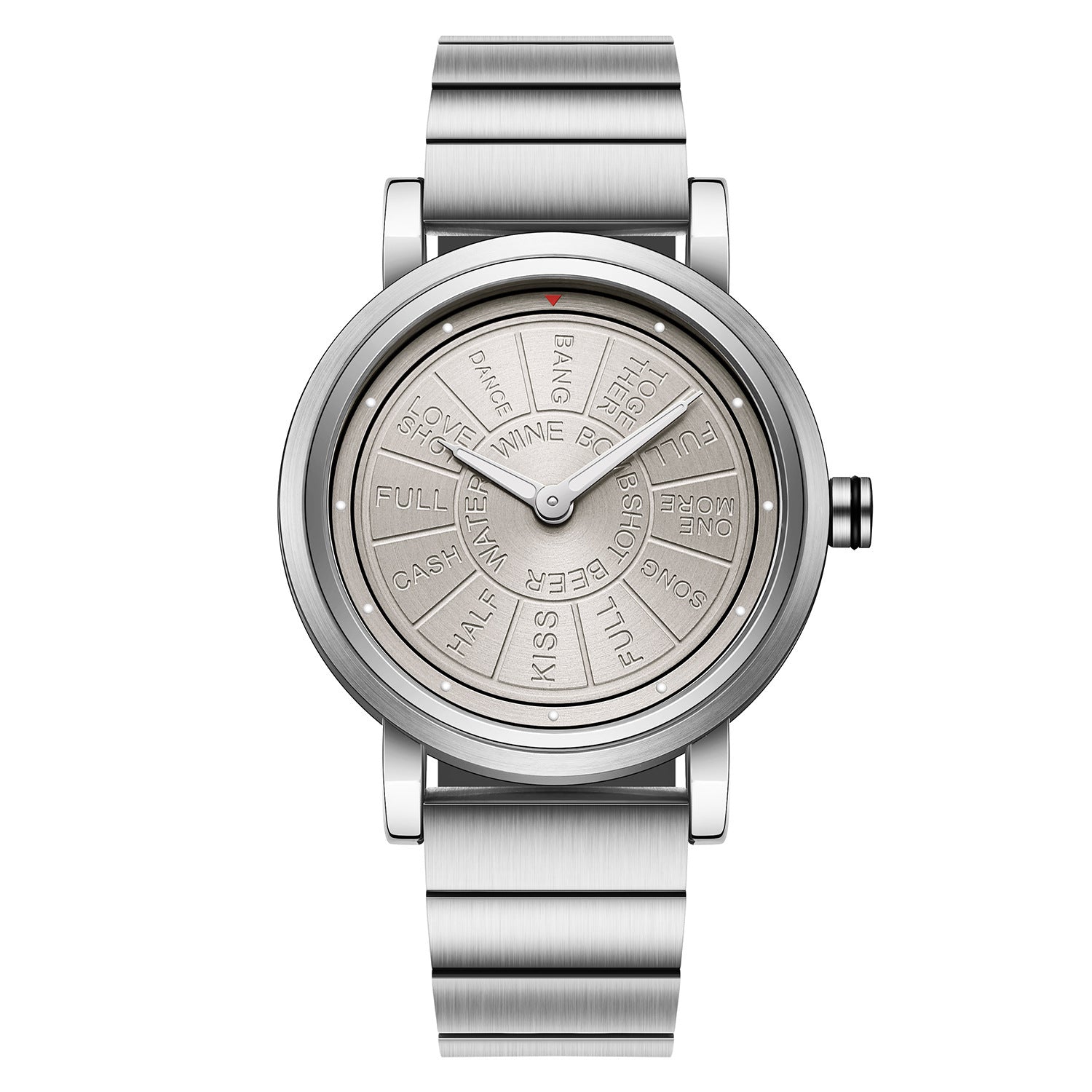 Montre de tendance de ceinture en acier Quartz