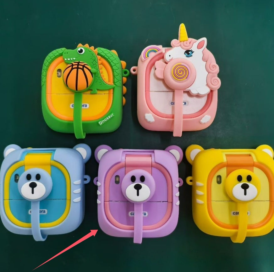 Polaroid Kids Camera with Cartoon and High-Definition Color Printing