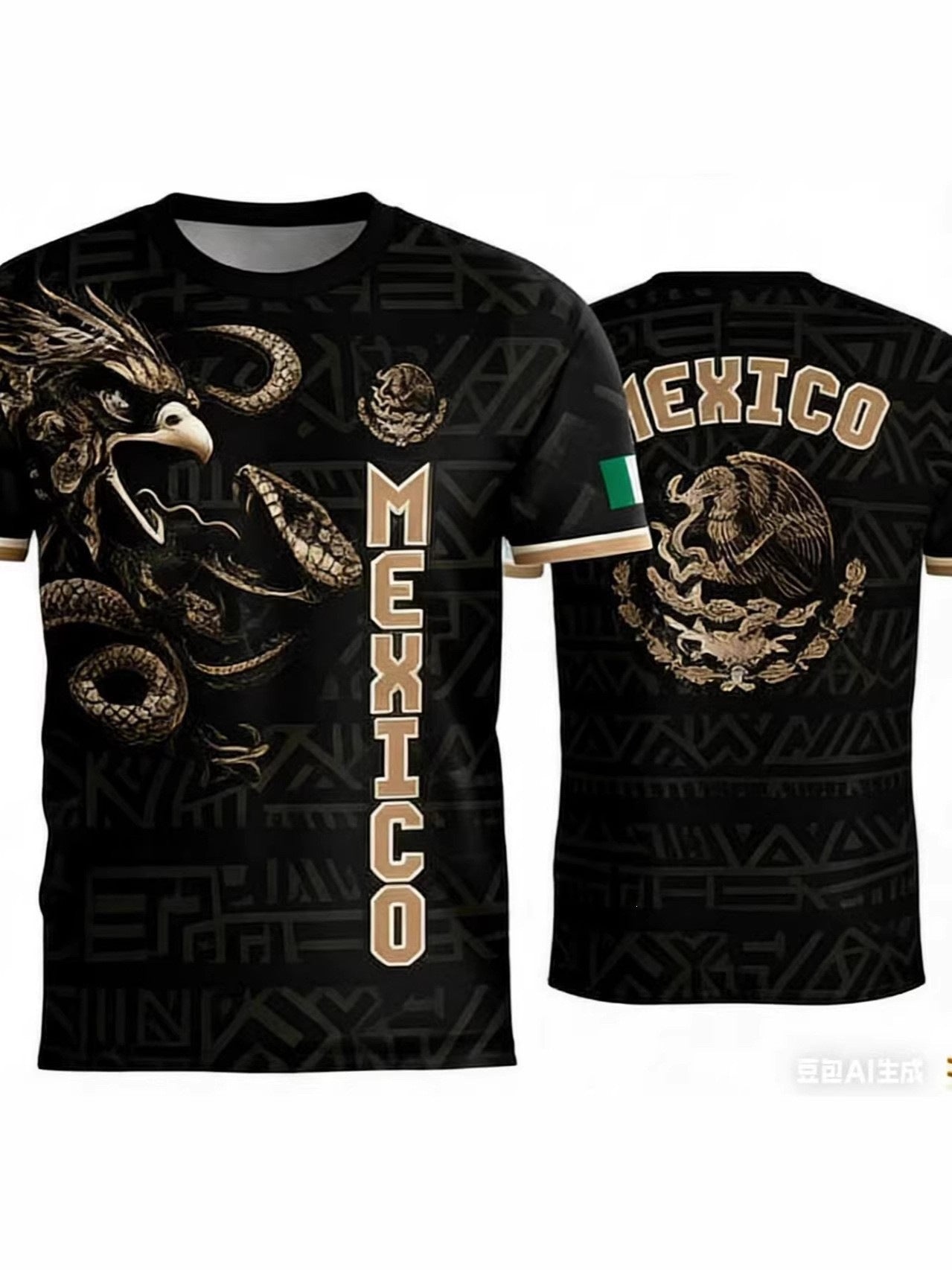 T-shirt à manches courtes imprimé en 3D