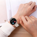 Ultra-fin 143 pouces Smart Watch Fréquence cardiaque Blood Oxygen Bluetooth Calling Voice Assistant