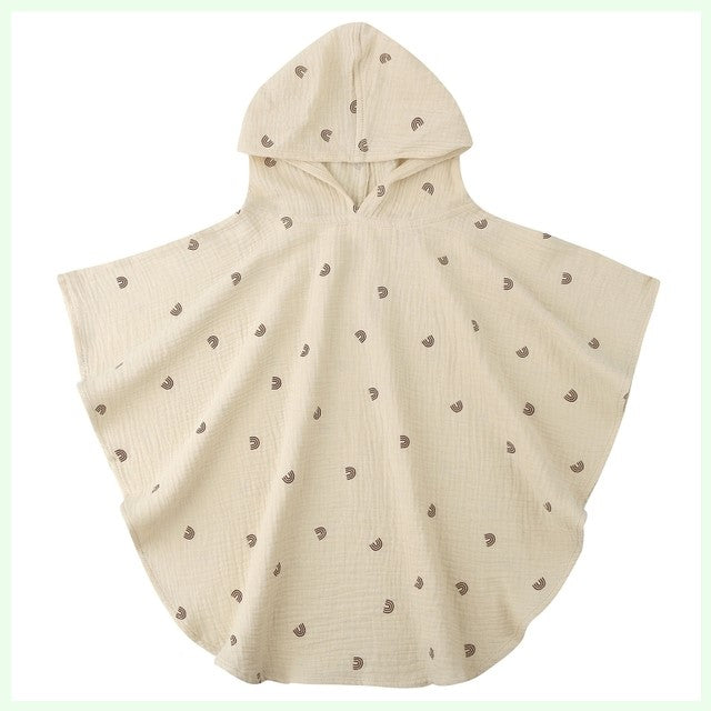 Douce coton bébé serviette à capuche Serviette de bain pour les garçons filles bain