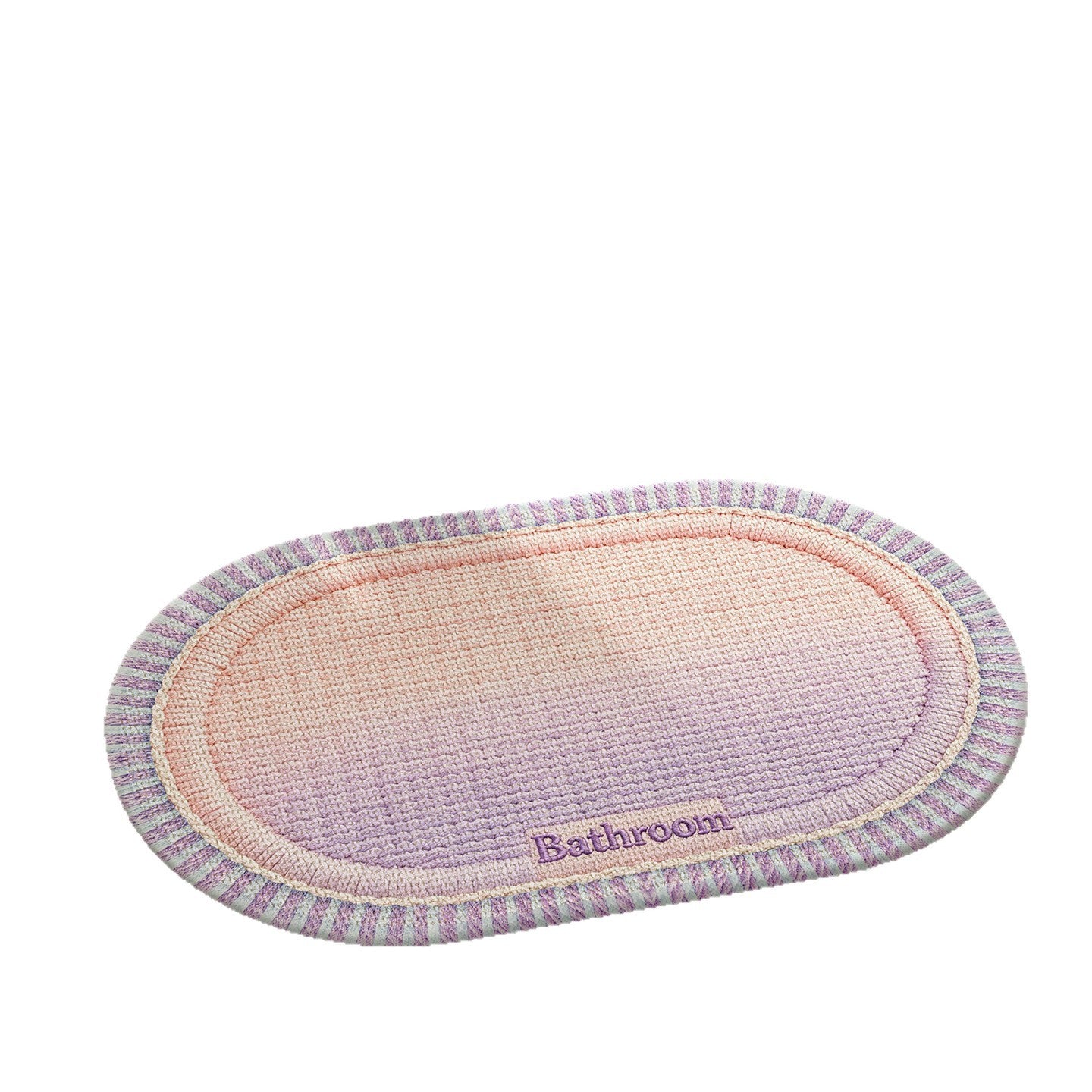 Tapis de salle de bain non glissant, résistant à l'eau