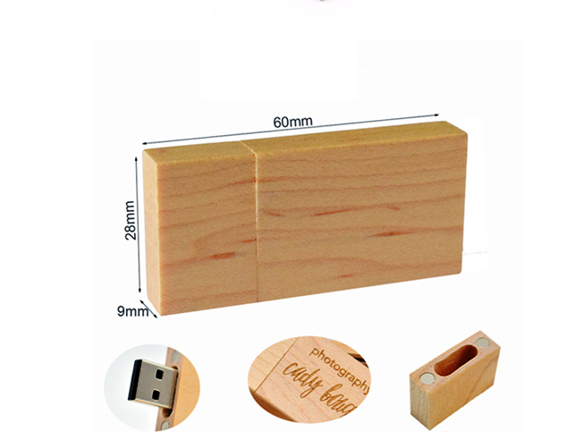 Disque U en bois USB3.0