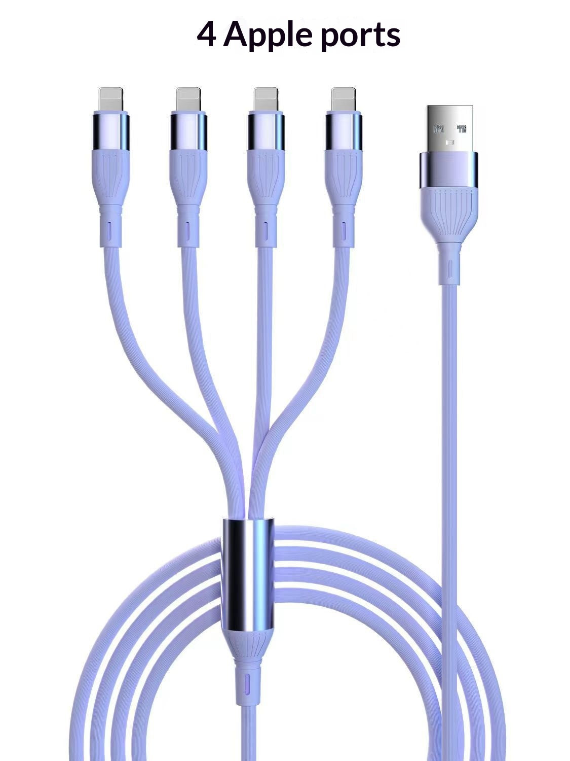 Câble de données à charge rapide d'un pour quatre
