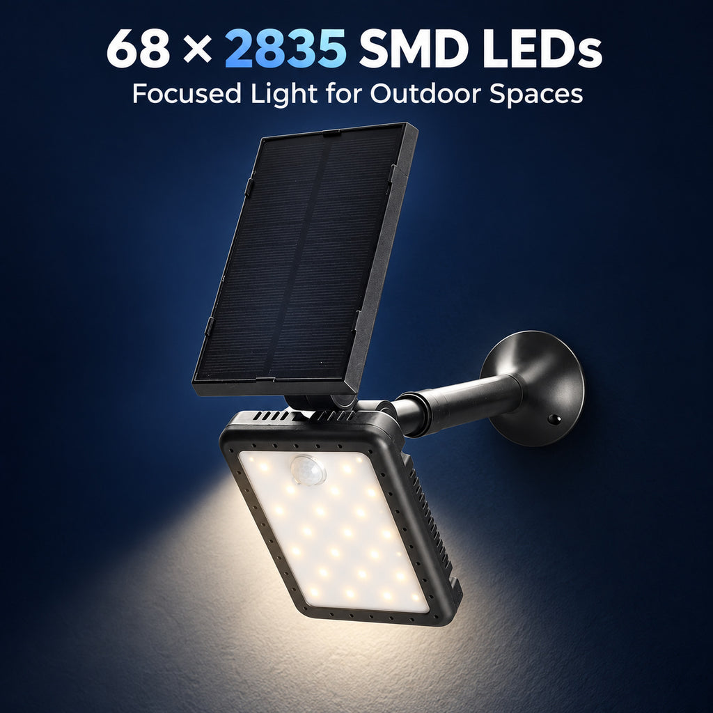 Capteur de mouvement rechargeable solaire LED lampe de travail 1500mAh pour auto W775A 1x 18650 Ba