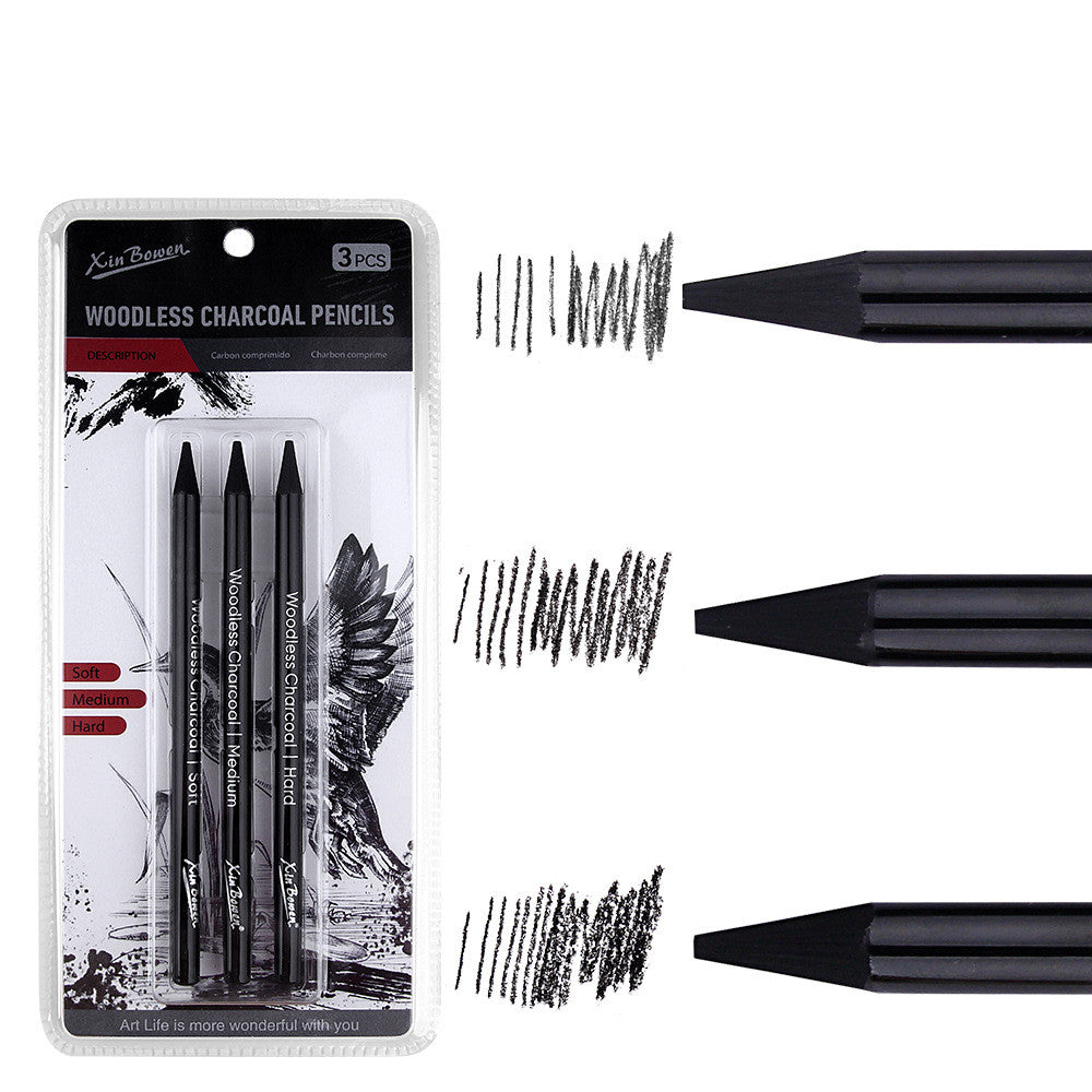 Crayon de croquis en graphite sans bois 6 PC Costume pour art