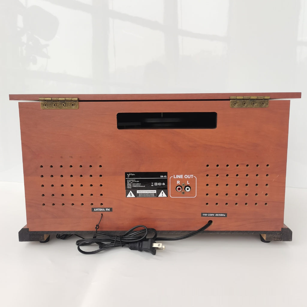 Accueil Minimalist Retro Vinyl Record Player