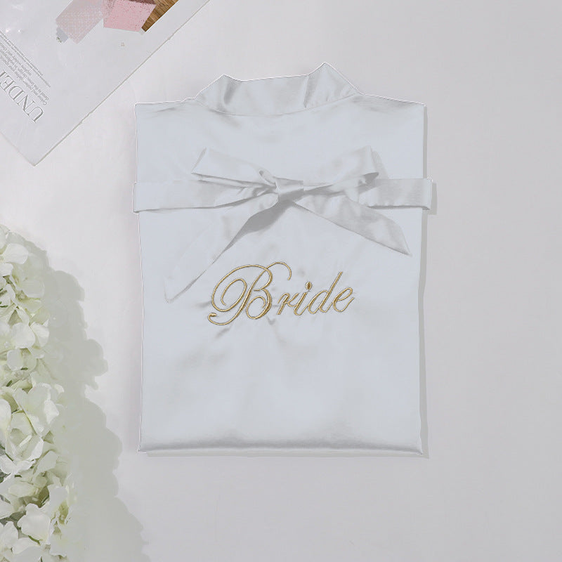 Pyjama de mariée Simulation Soie Chemise