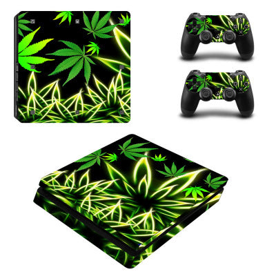 PS4 Slim jeu machine autocollant protection film PVC matériau ne joue pas ceinture de bulle d'air b