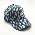 Fashion Leaf imprimé pour femmes Casquette de baseball