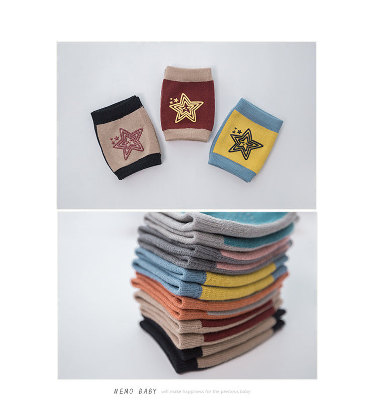 Printemps et été bébé à chevaucher la protection d'automne apprendre à marcher Bump Proof Crawling Knee Cov