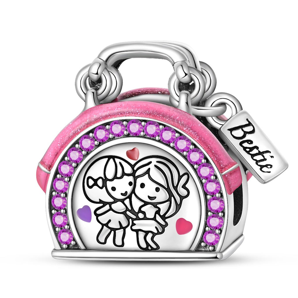 Bricolage Sœur Perle en forme de coeur Pendentif bijoux Accessoire