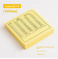 Notes post-it pour l'inscription des devoirs-45 numéro d'identification de l'étudiant-jaune-100 feuilles/1 copie