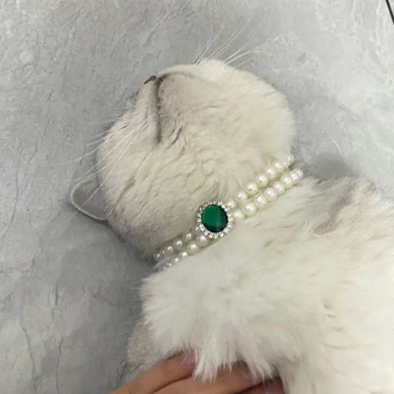 Collier de collier en perles de chat